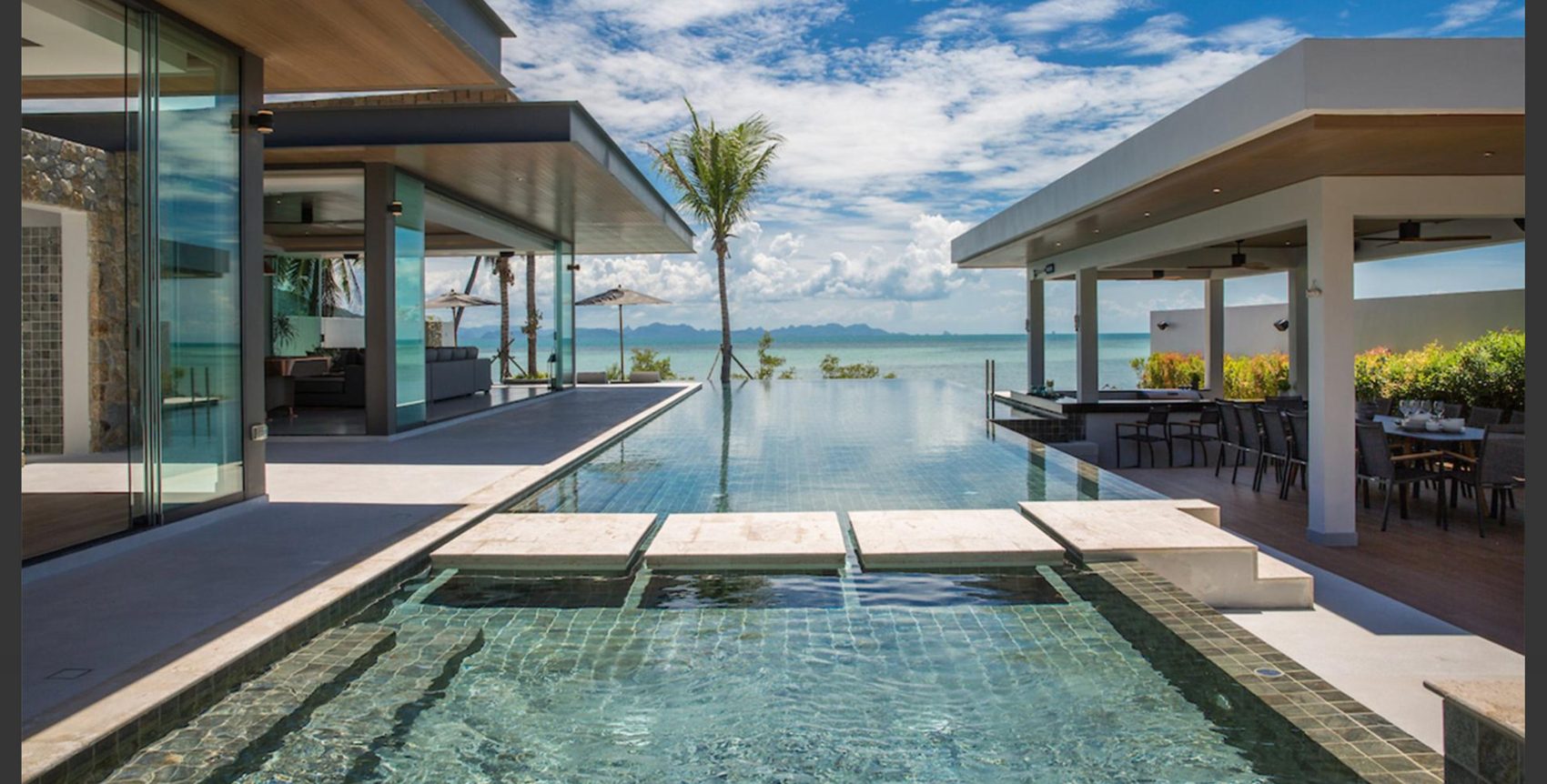 Infinity pool to the sea