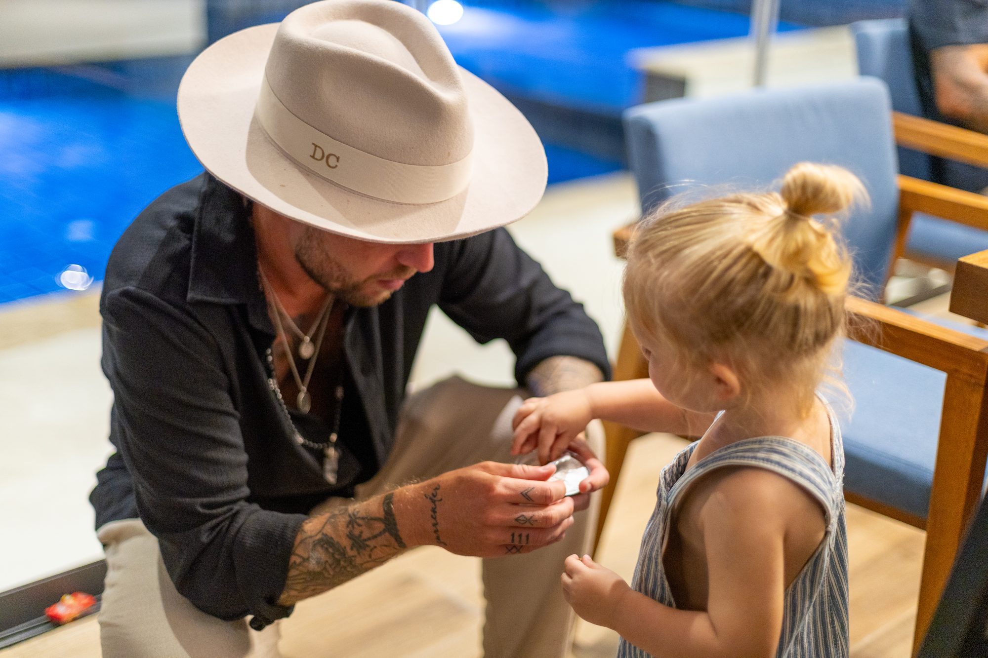 Dan with his son Koa
